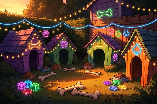 Слот The Dog House мультяшные собаки